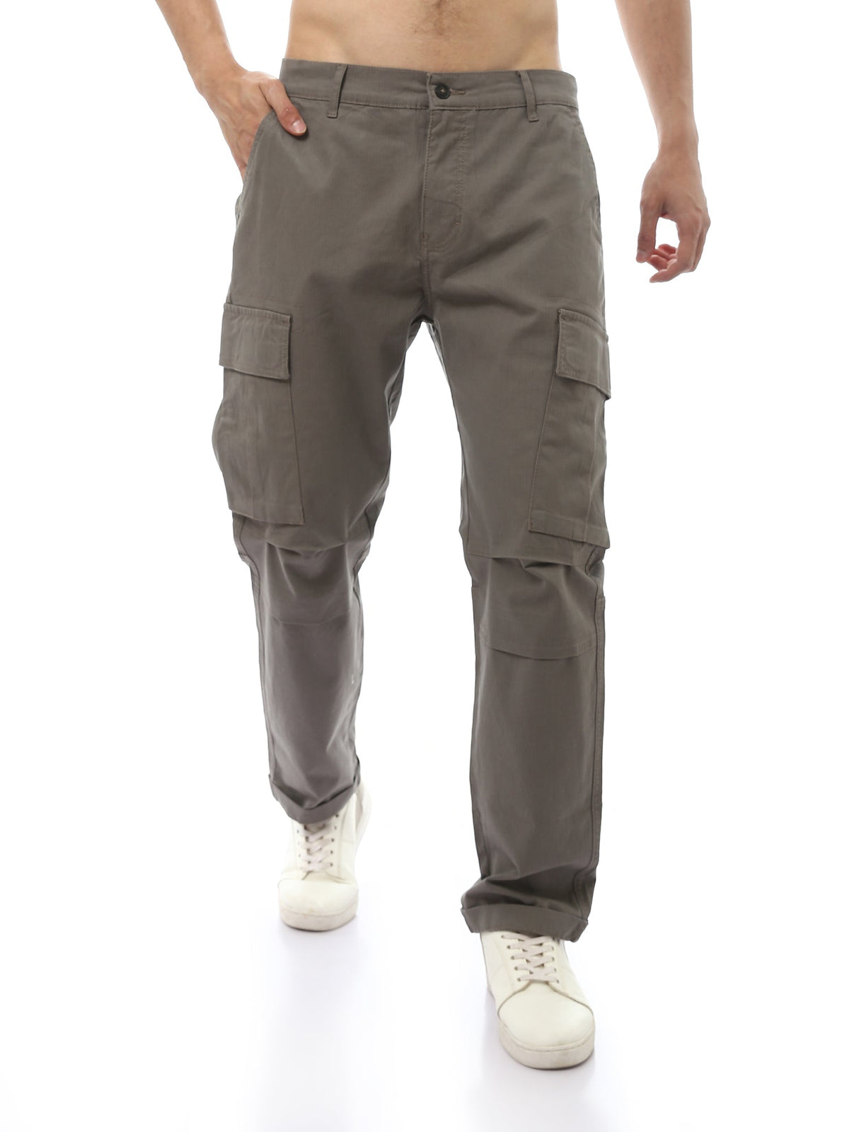 Jogger Cargo Homme à Poches Multiples – Style Casual Moderne - JOG24GGPL24272TM1