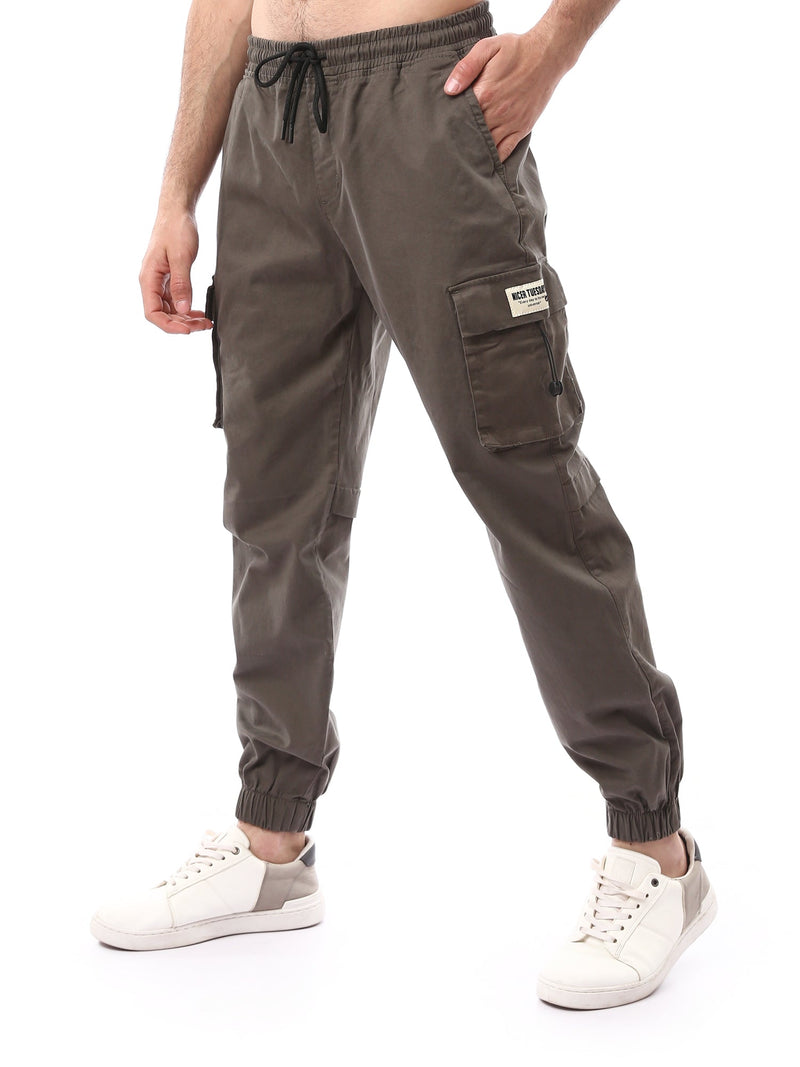Jogger Cargo Homme Standard Fit à Poches Latérales - JOG24SGPL24282TM1