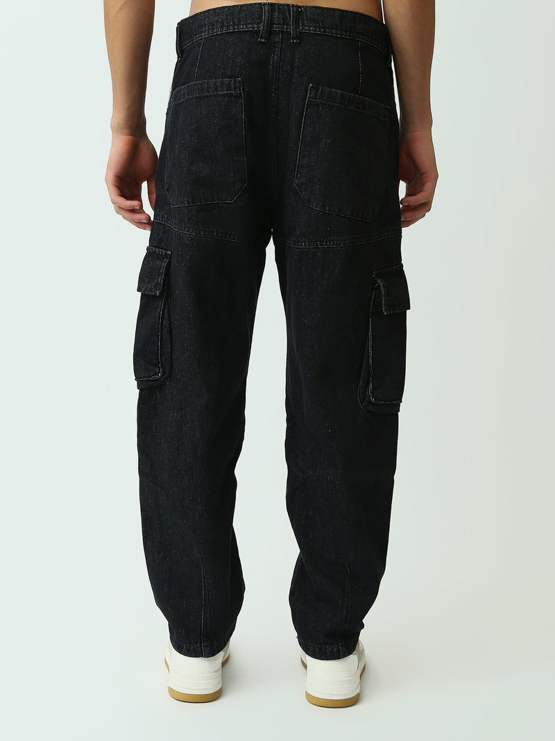 Jean Cargo Homme Coupe Jogger à Poches Multiples - JOG25GDWL24013TM1