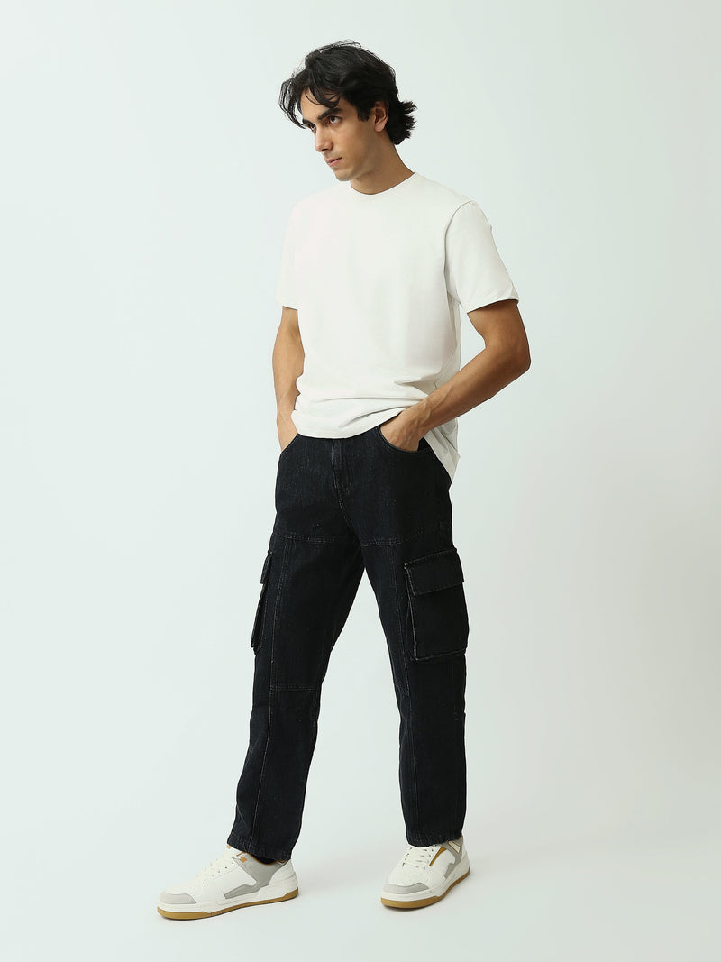 Jean Cargo Homme Coupe Jogger à Poches Multiples - JOG25GDWL24013TM1