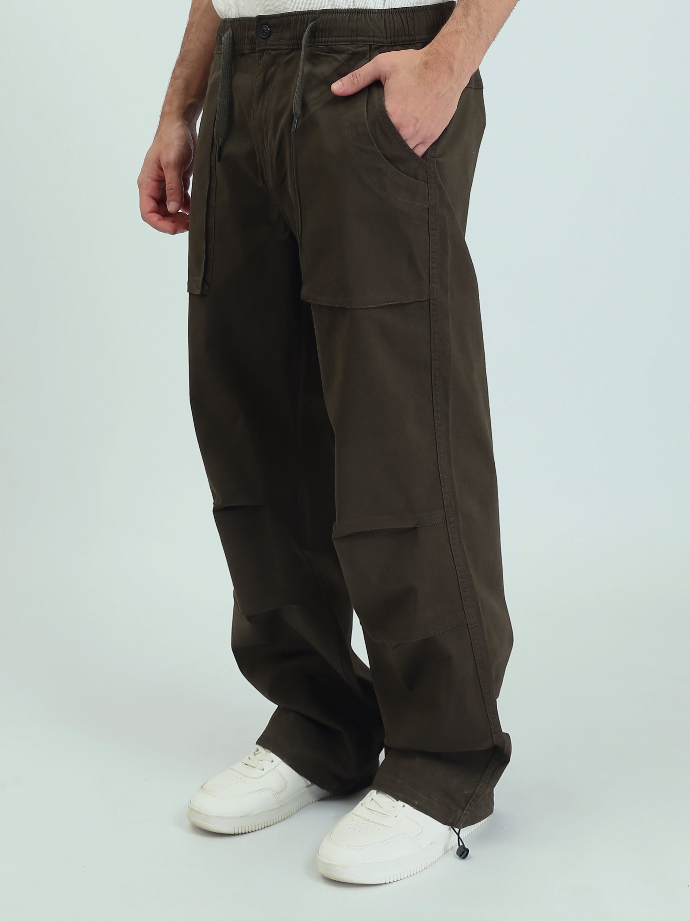 Pantalon Cargo Homme Coupe Loose à Taille Ajustable - JOG25GGBL24006TM1