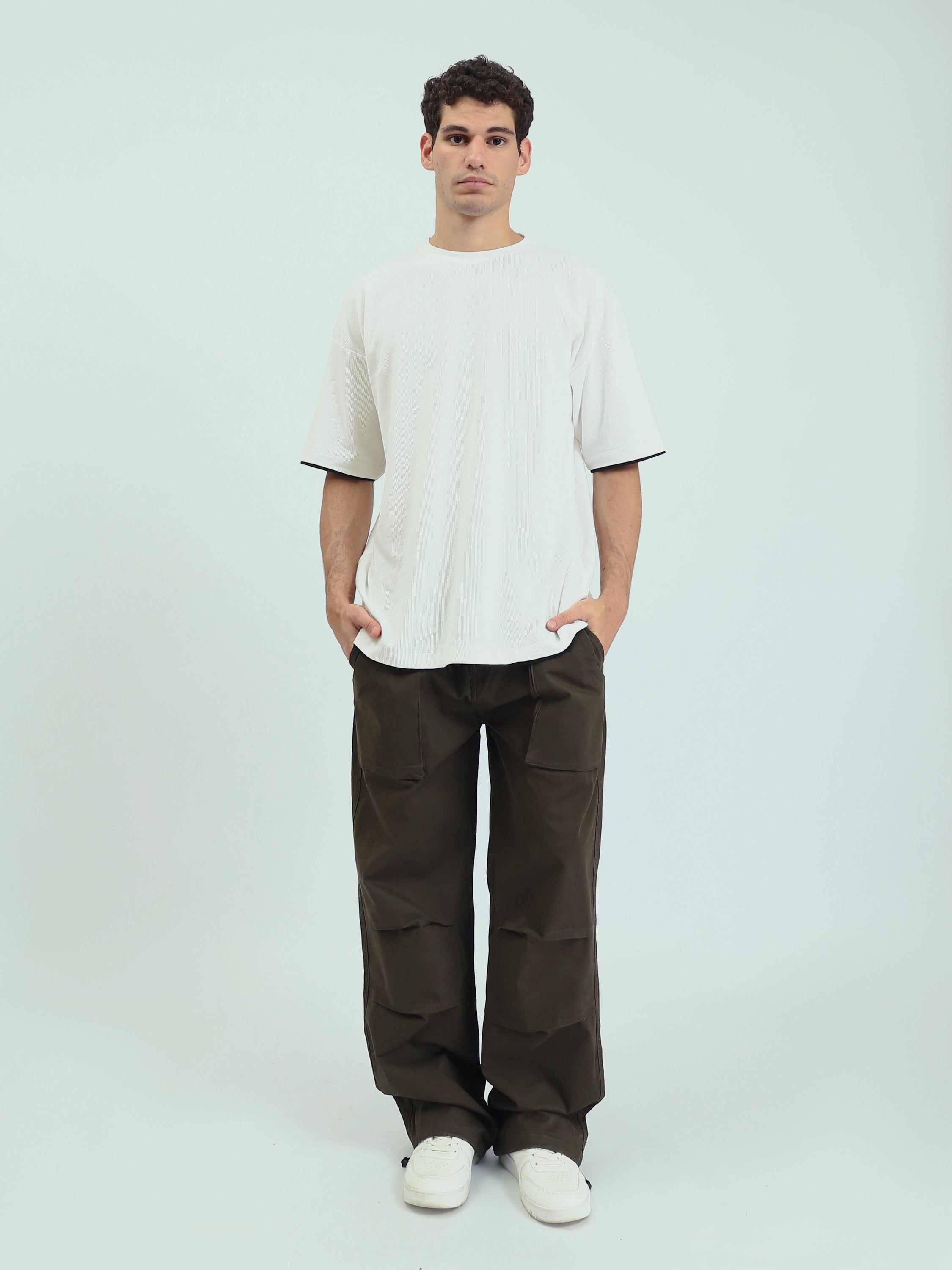 Pantalon Cargo Homme Coupe Loose à Taille Ajustable - JOG25GGBL24006TM1