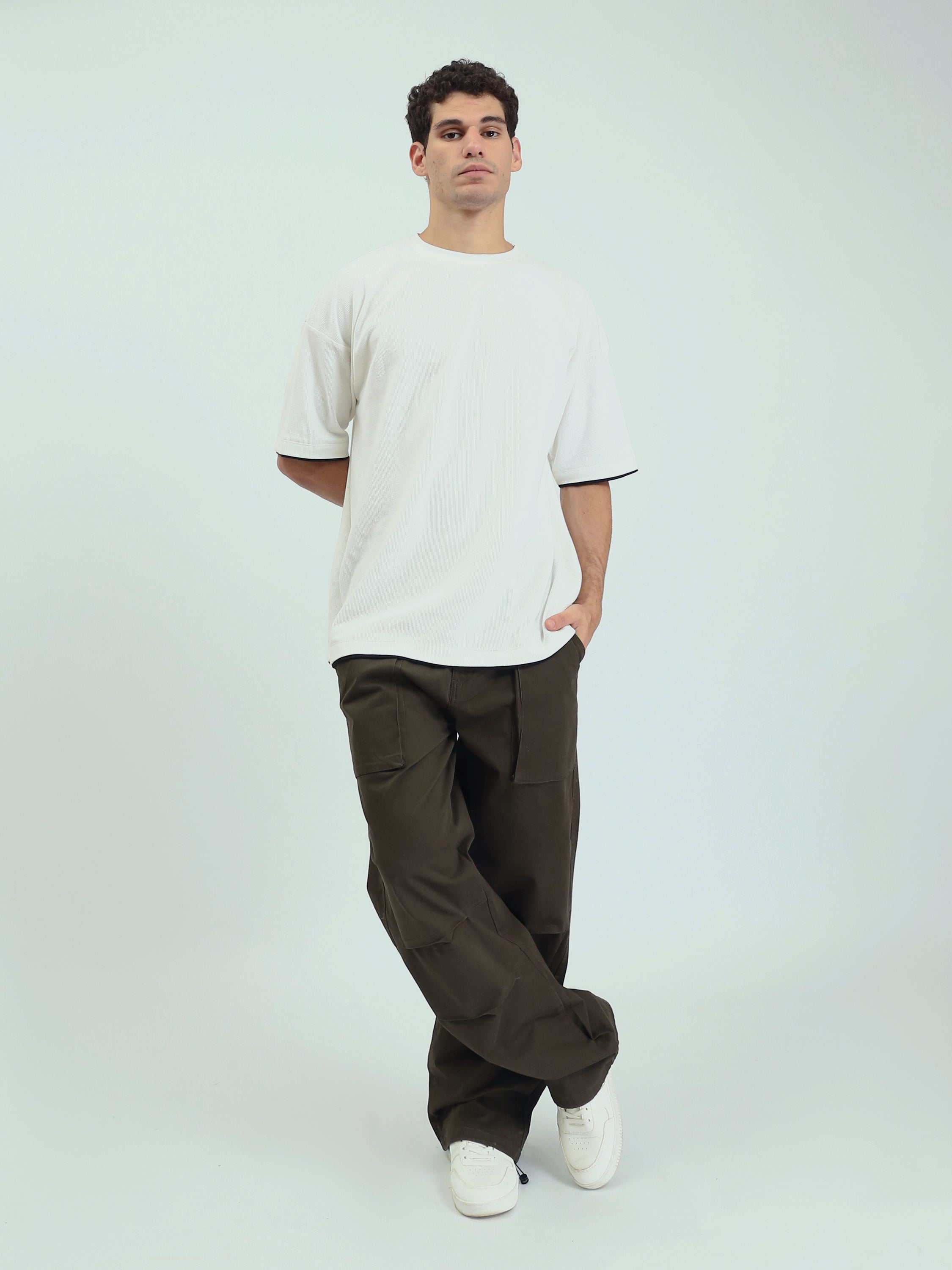 Pantalon Cargo Homme Coupe Loose à Taille Ajustable - JOG25GGBL24006TM1