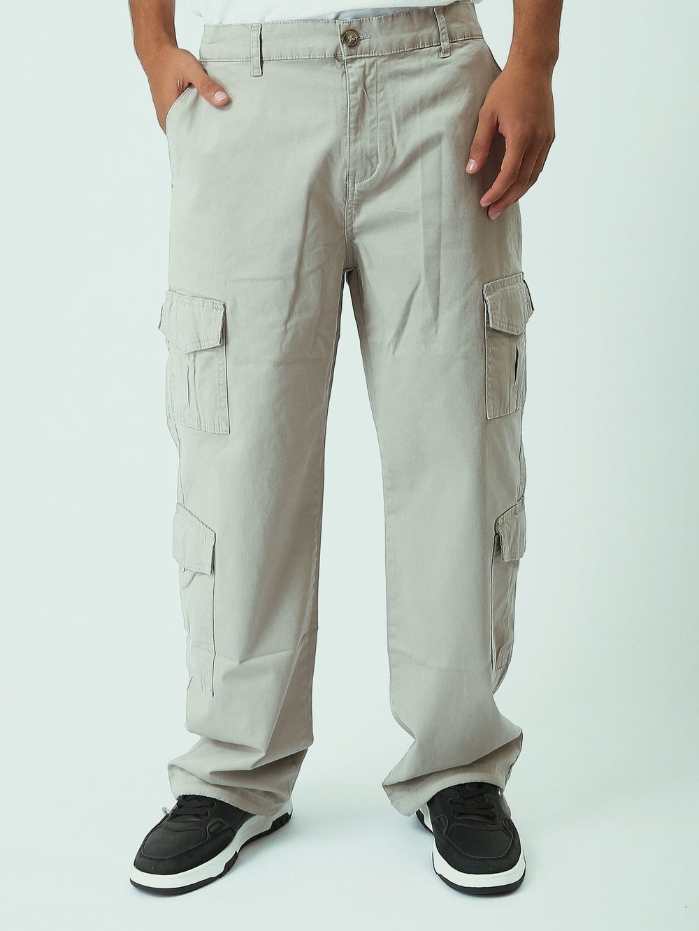 Pantalon Cargo Homme Loose Fit à Poches Multiples - JOG25GGBL24007TM1