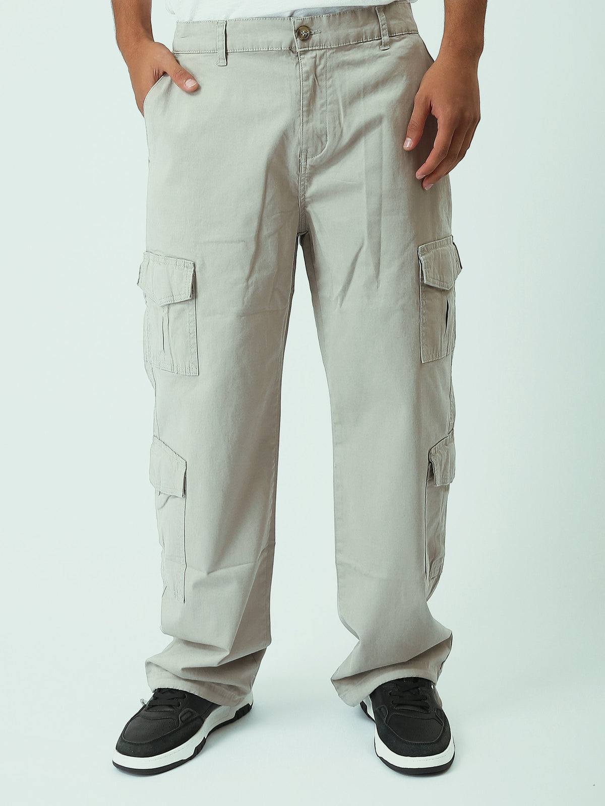 Pantalon Cargo Homme Loose Fit à Poches Multiples - JOG25GGBL24007TM1