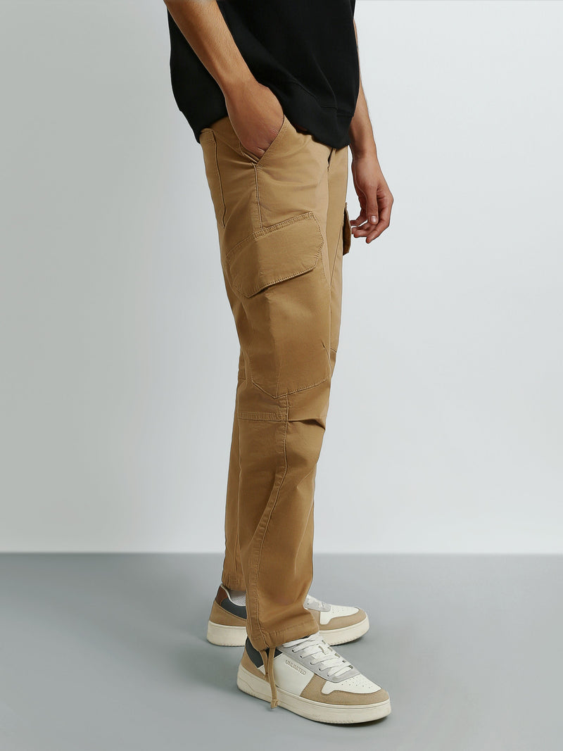 Pantalon Cargo Homme Coupe Droite avec Poches Latérales - JOG25GGBL24008TM1