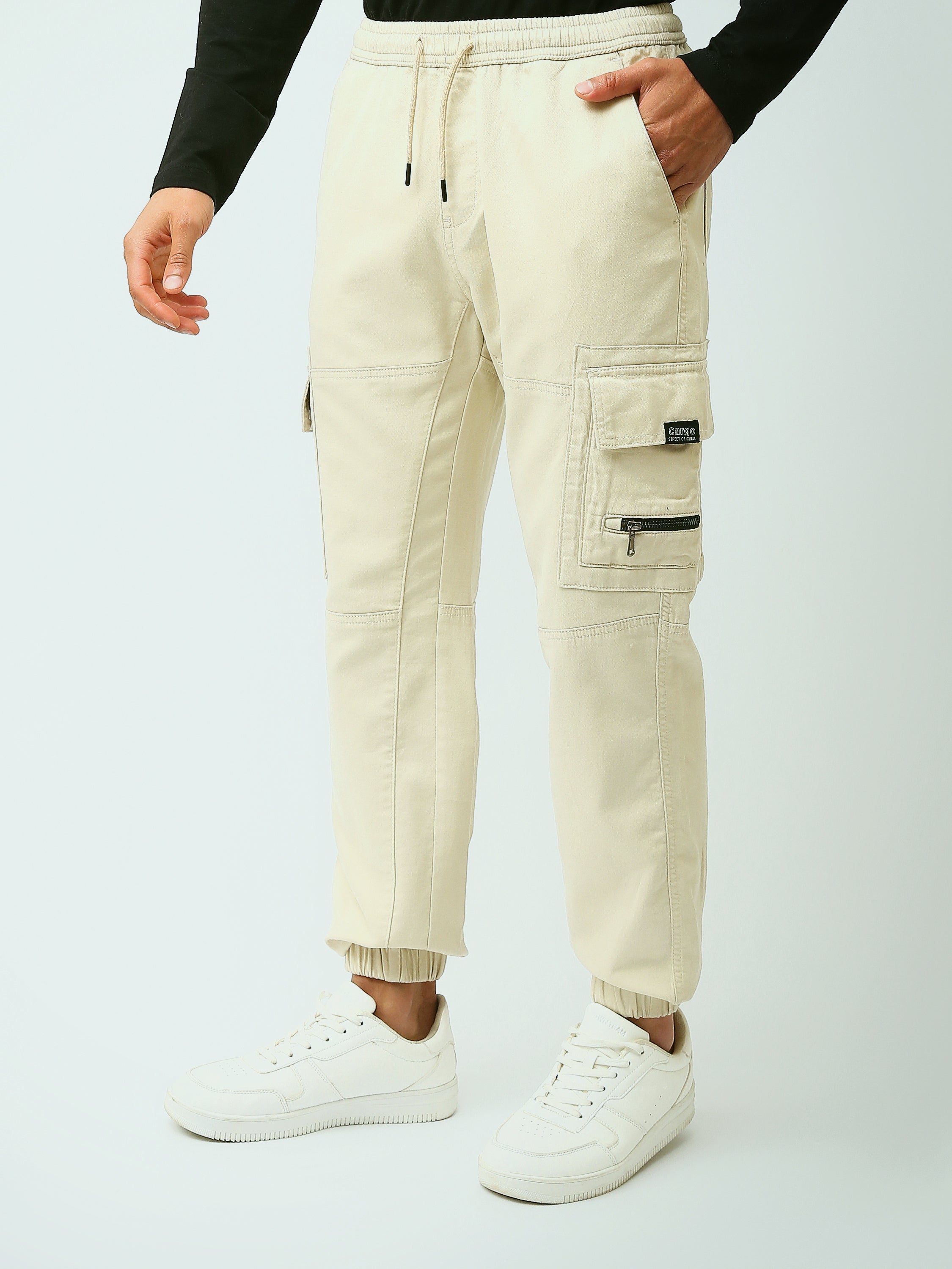 Pantalon Cargo Jogger Homme Multi-Poches – Style Urbain - JOG25GGBL24269TM1
