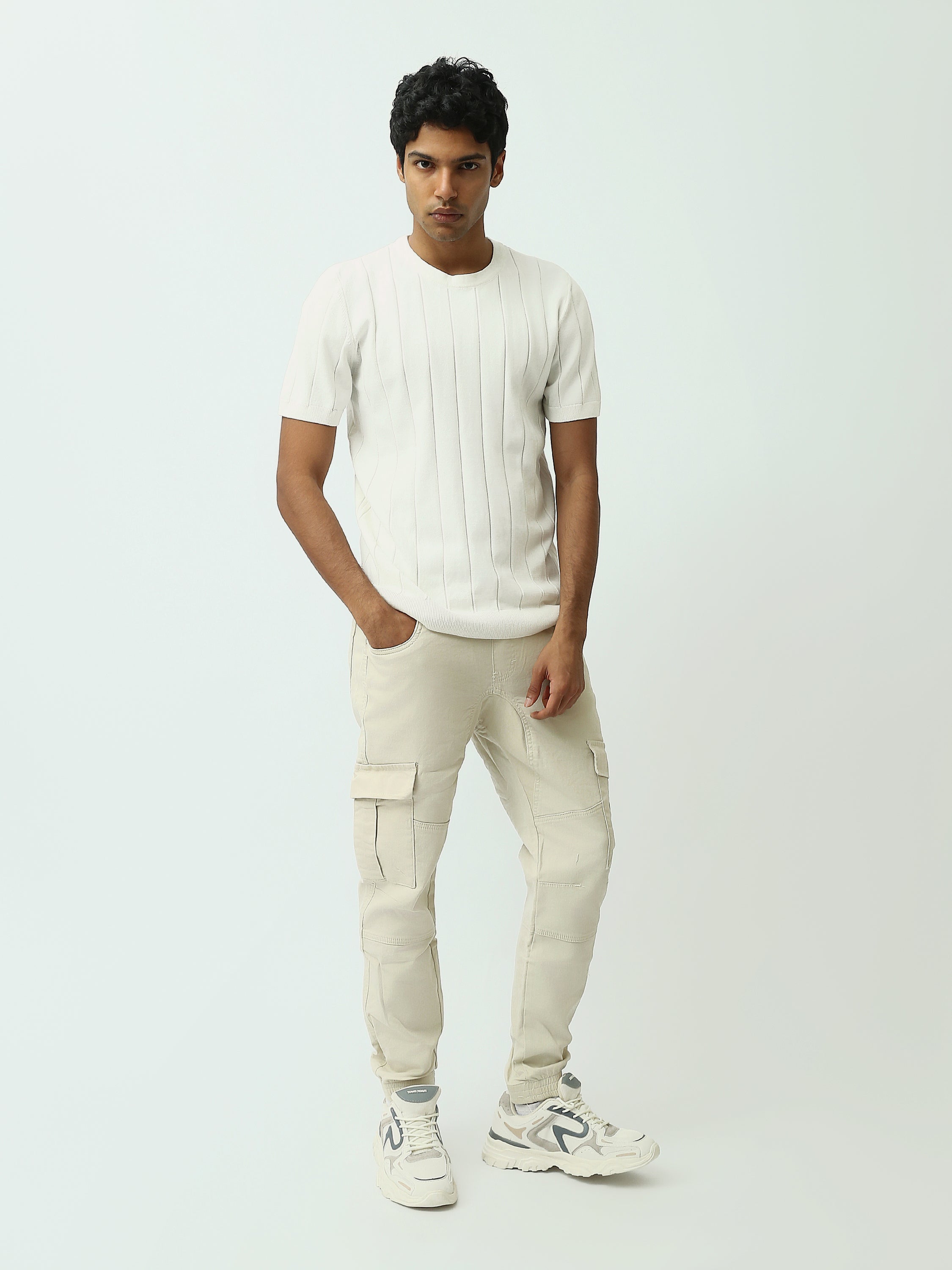 Pantalon jogger cargo homme – Coupe confortable et style urbain - JOG25GGBL24289TM1