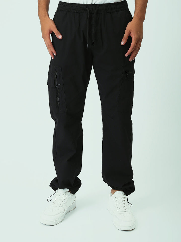 Pantalon de sport pour homme au design moderne avec poches latérales zippées - JOG25GGBS24254TM1