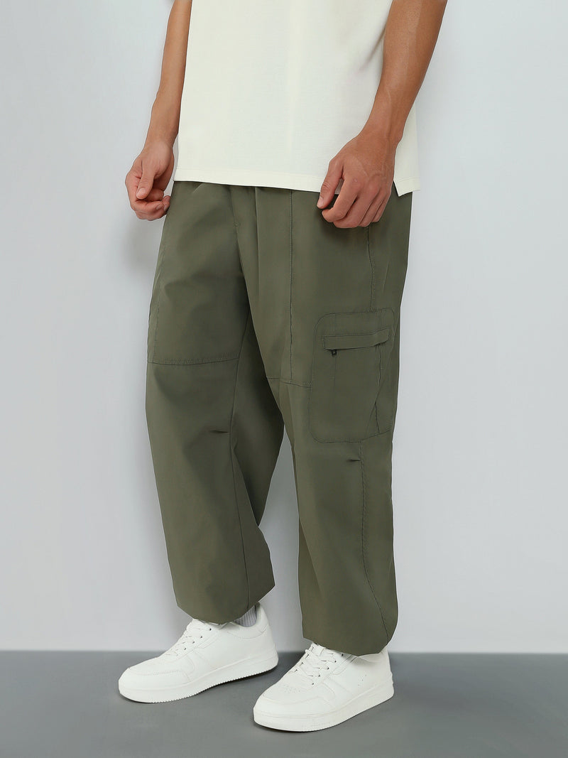 Pantalon Cargo Homme Coupe Relaxed à Poches Latérales - JOG26G24000003TM1