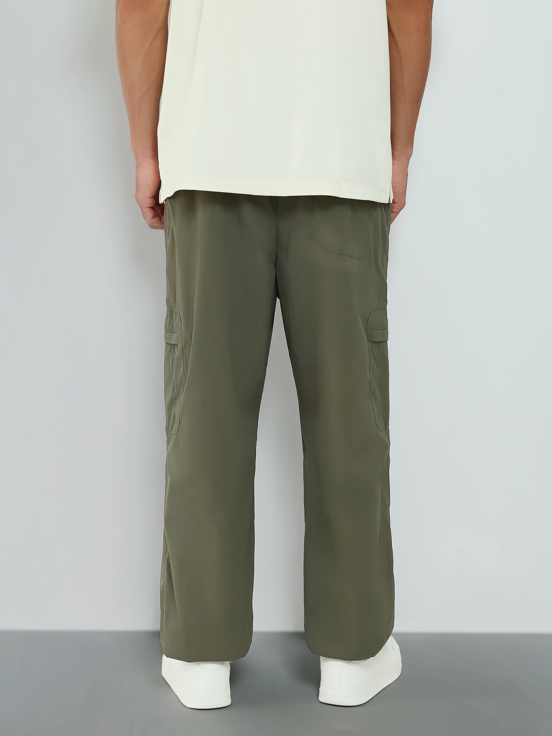 Pantalon Cargo Homme Coupe Relaxed à Poches Latérales - JOG26G24000003TM1