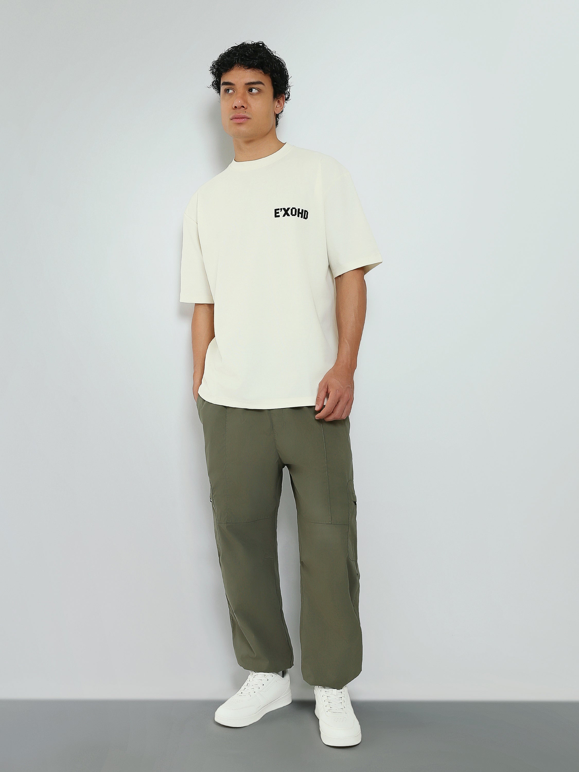 Pantalon Cargo Homme Coupe Relaxed à Poches Latérales - JOG26G24000003TM1