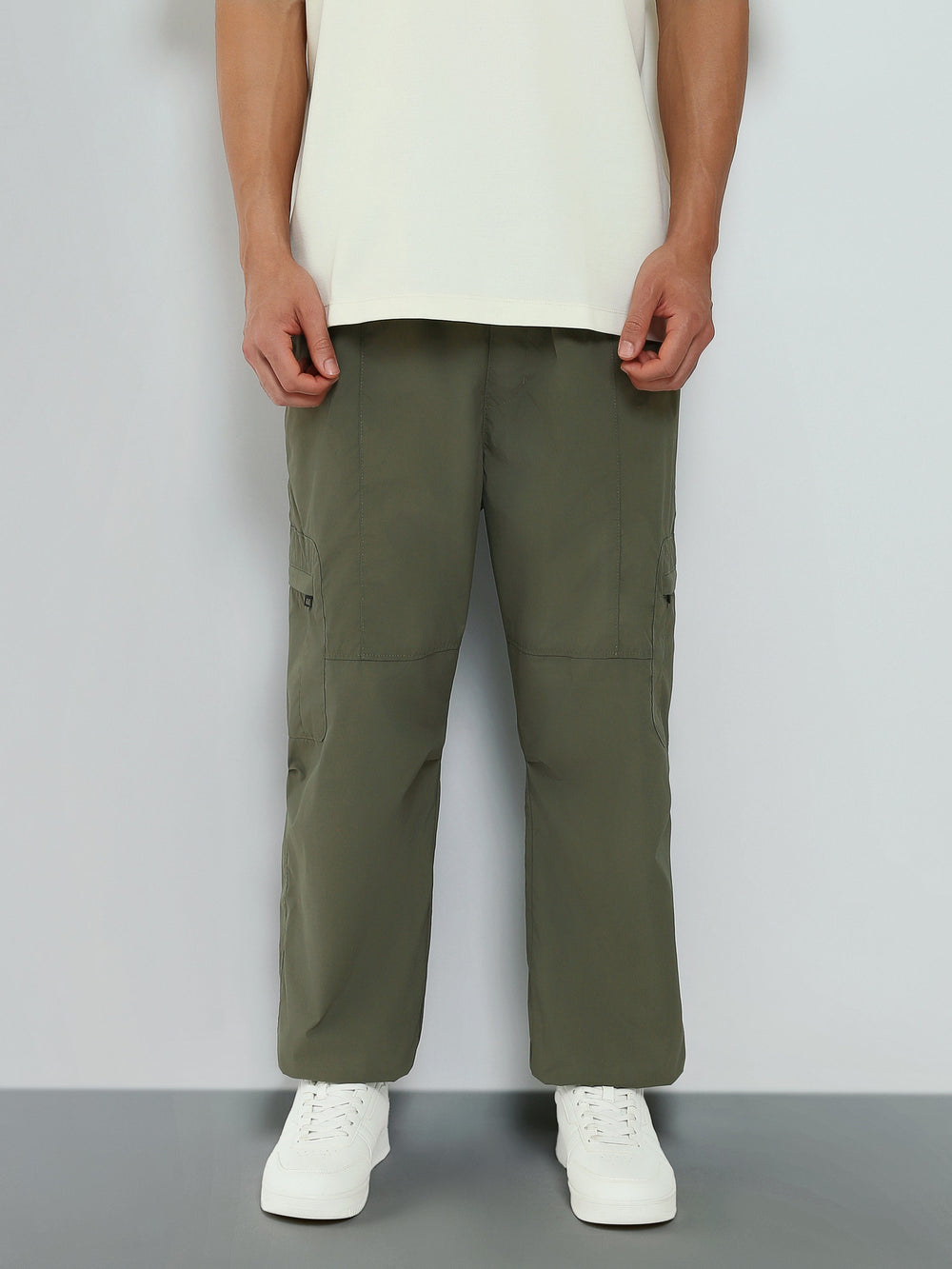 Pantalon Cargo Homme Coupe Relaxed à Poches Latérales - JOG26G24000003TM1