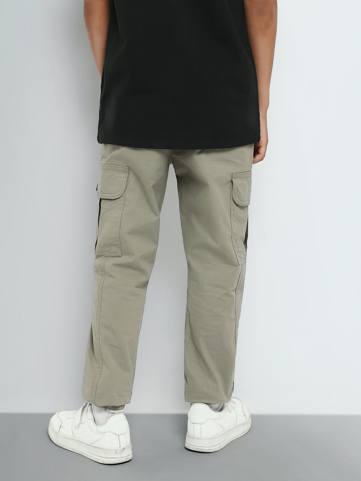 Pantalon Cargo Garçon à Poches Multiples Style Décontracté - JOG26GGBL24002TB1