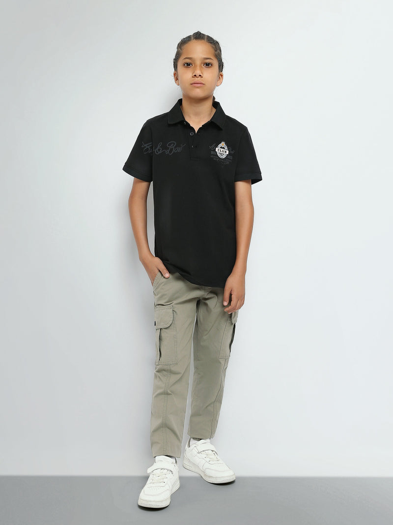 Pantalon Cargo Garçon à Poches Multiples Style Décontracté - JOG26GGBL24002TB1