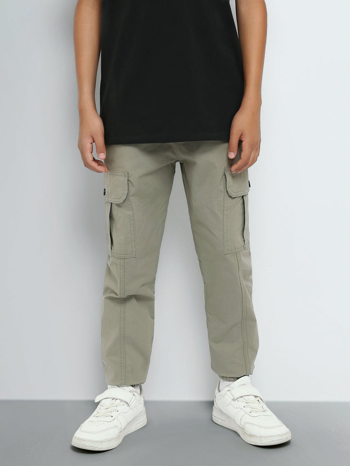 Pantalon Cargo Garçon à Poches Multiples Style Décontracté - JOG26GGBL24002TB1