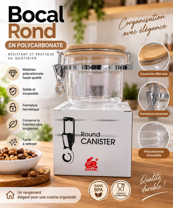 BOCAL POLYCARBONATE 400ML 10CMX9CM