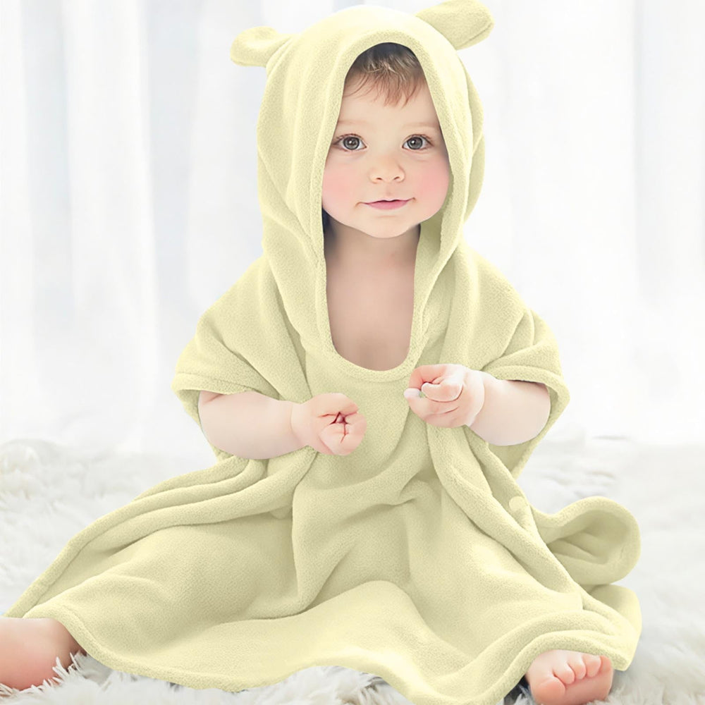 Poncho serviette microfibre à capuche séchage rapide