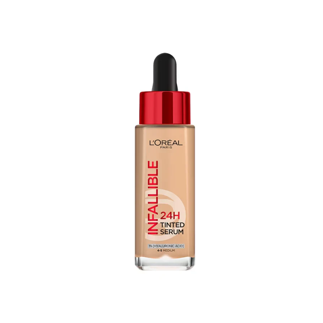L'Oreal Paris Infallible 24H Tinted Serum 30ml 4-5 Medium