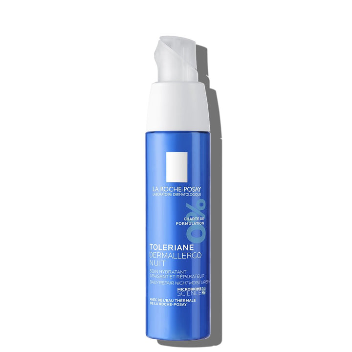 La-Roche-Posay TOLERIANE Dermallergo crème nuit | Peaux sensibles et peaux à tendances allergiques | 40ml