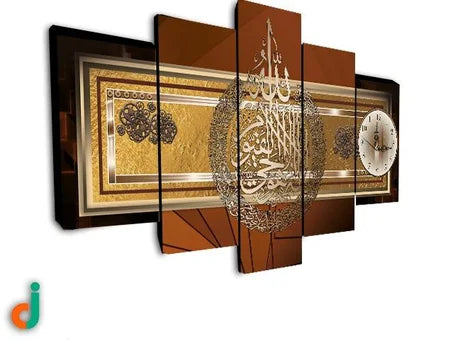 tableau en toile montre marron 130/70 cm