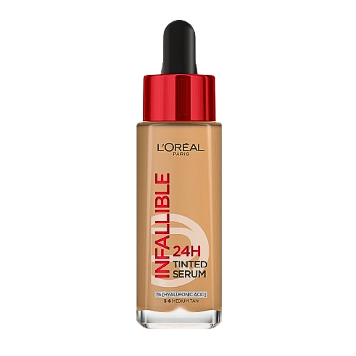 L'Oreal Paris Infallible 24H Teinte Serum 5-6 Medium 30ml