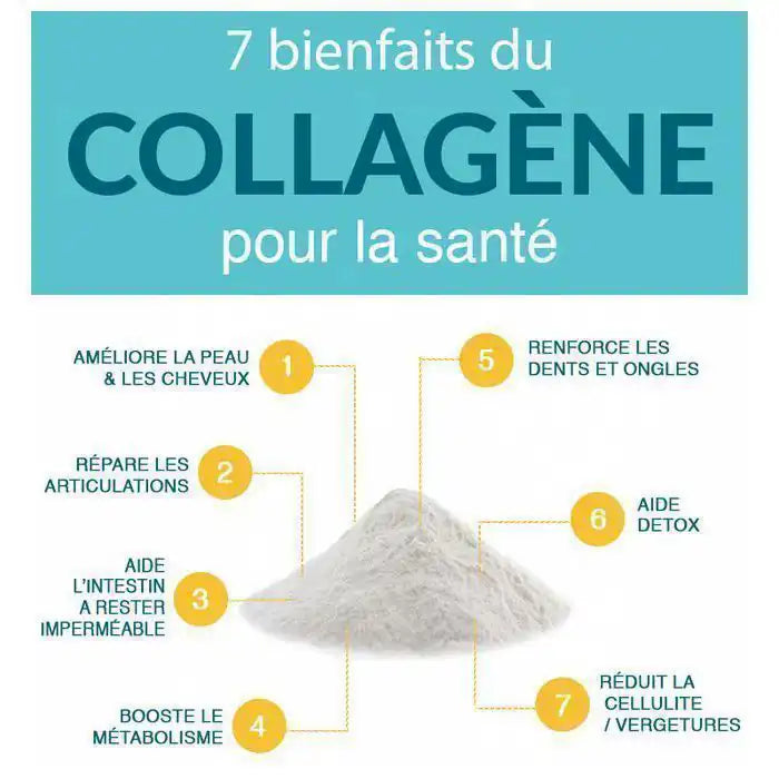 LOT 2 Boites Collagène marin et Vitamine C, santé et bien-être anti-age, anti-ride pour cheveux, peau et articulations