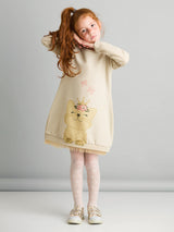 <tc>Robe pour fille avec rêve de chat</tc>