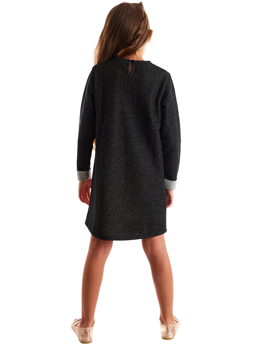 kanatli unicorn kiz çocuk elbise - Justyol