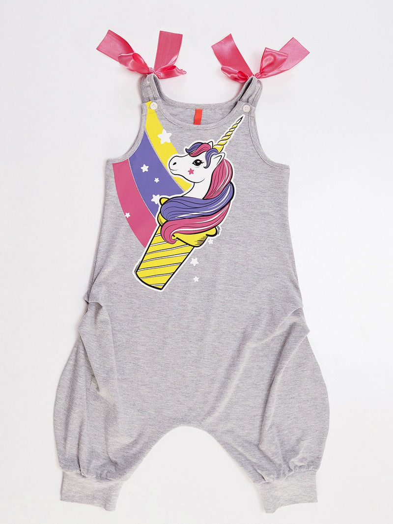 Combinaison fille Unicorn Cup – Tulum coton élastique confortable
