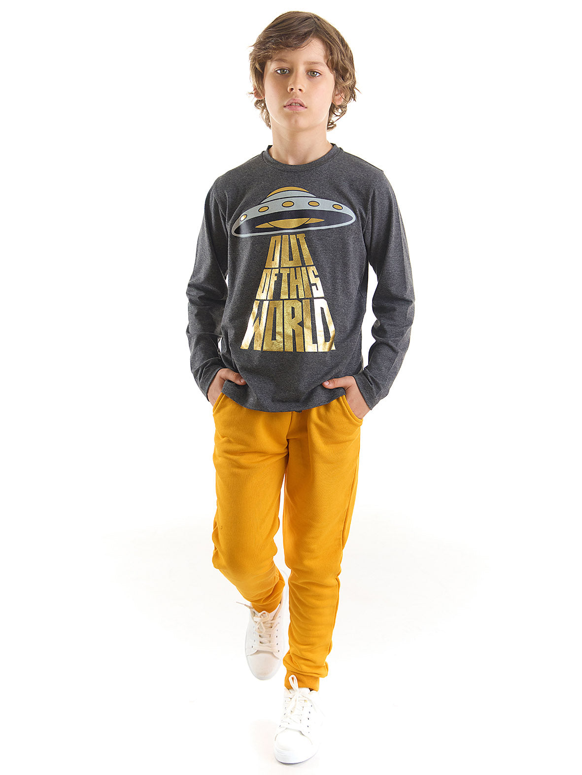 <tc>ensemble t-shirt et pantalon pour garçon UFO</tc>