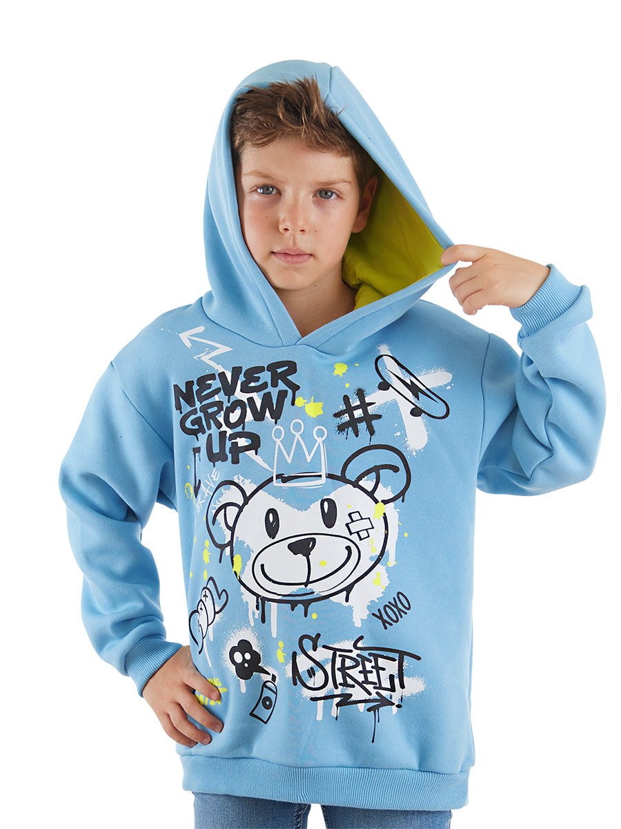 cool bear erkek çocuk sweatshirt