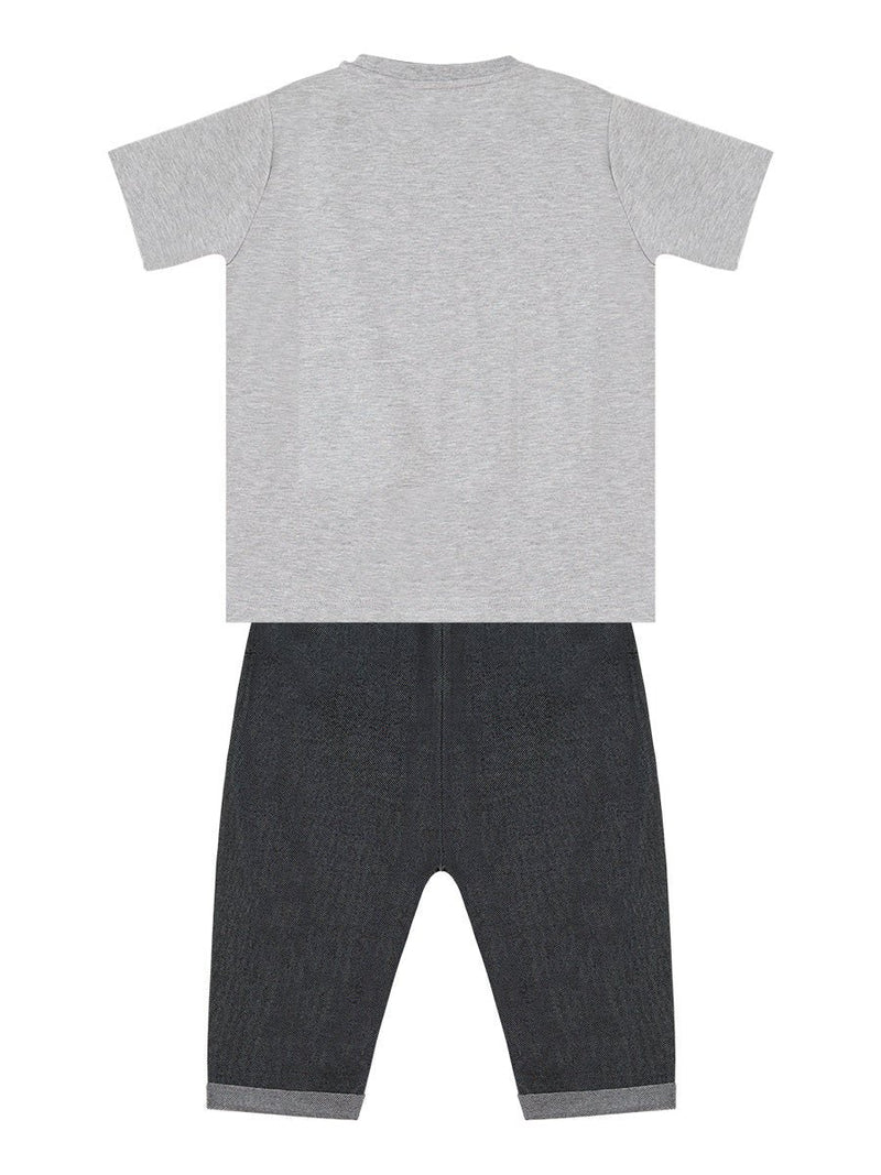 Ensemble T-Shirt et Short Kapri pour Garçon "Cool Animals"