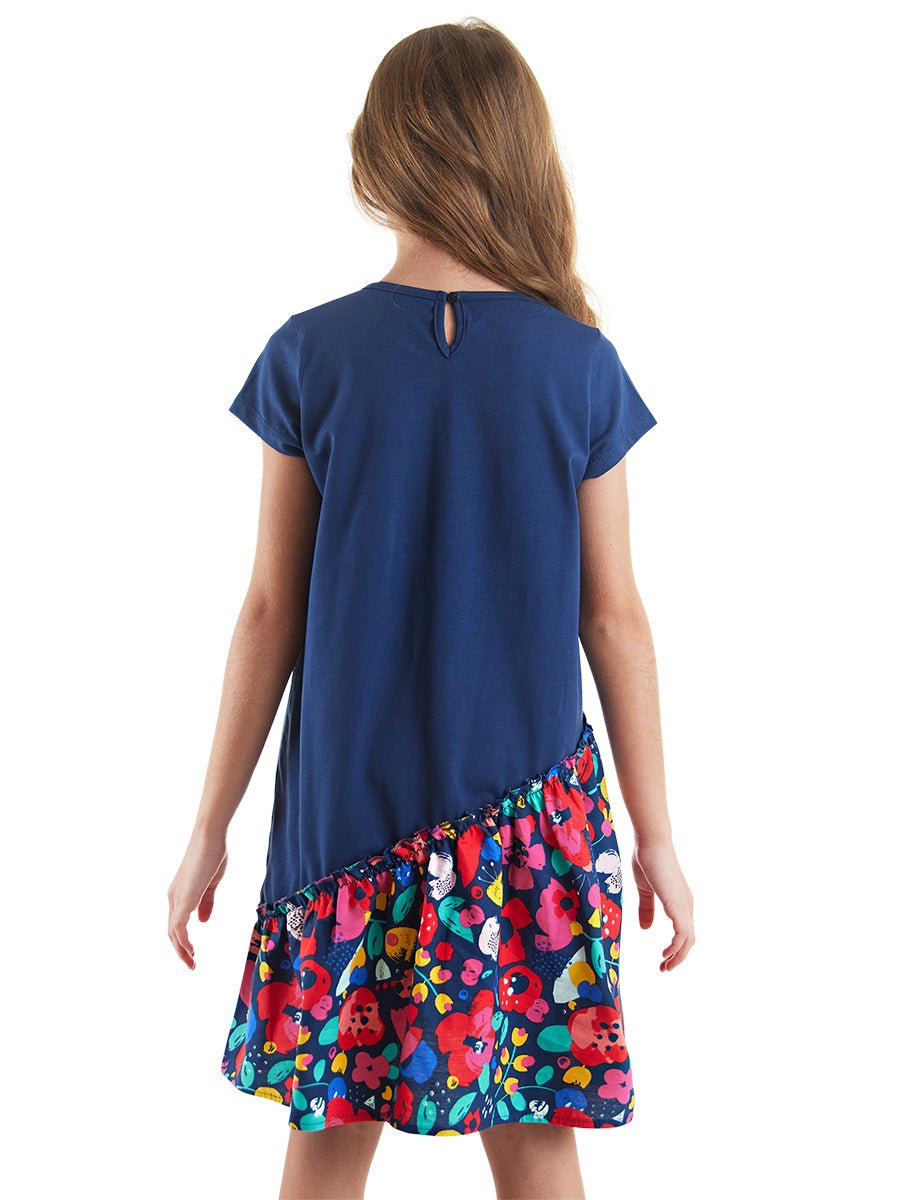 süslü leo kiz çocuk elbise - Justyol