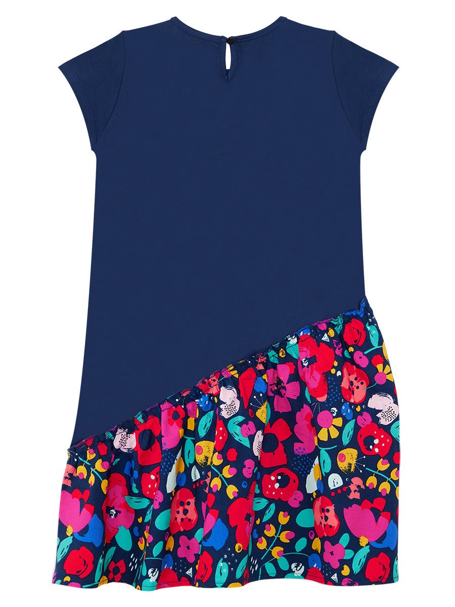 süslü leo kiz çocuk elbise - Justyol