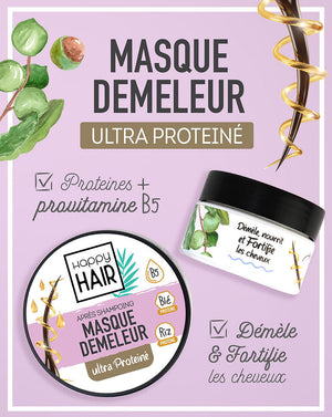 Masque Démêleur Après Shampoing / ULTRA PROTEINÉ Cheveux Sec 160ml | UrbanK URBANK