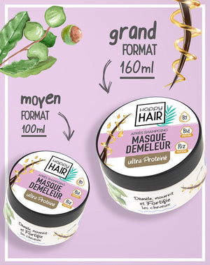 Masque Démêleur Après Shampoing / ULTRA PROTEINÉ Cheveux Sec 160ml | UrbanK URBANK