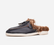 Mules femme en cuir véritable – op270