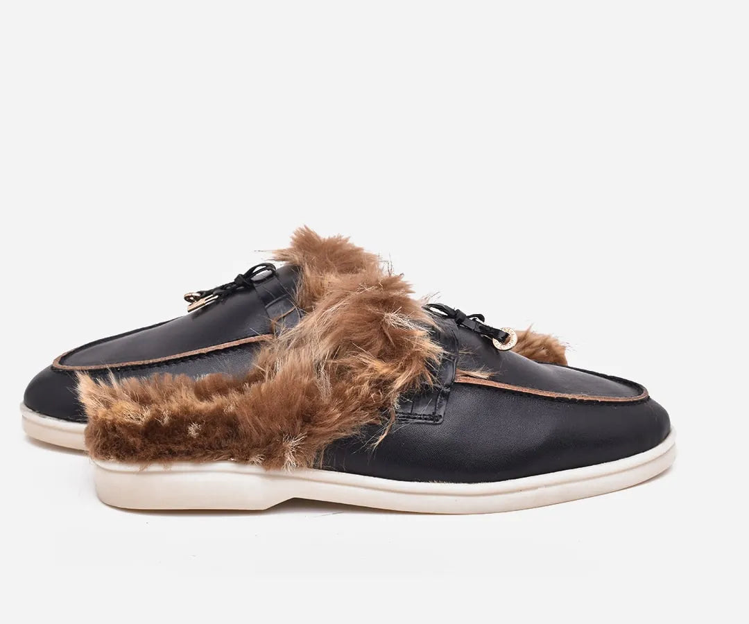 Mules femme en cuir véritable – op270