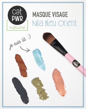 NILA BLEU ORIENT Masque Visage Eclaircissant + Unifie le Teint  | UrbanK URBANK