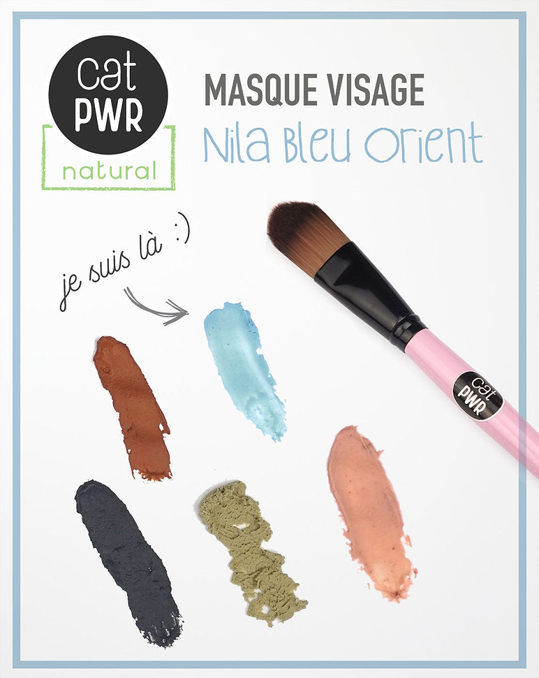 NILA BLEU ORIENT Masque Visage Eclaircissant + Unifie le Teint  | UrbanK URBANK