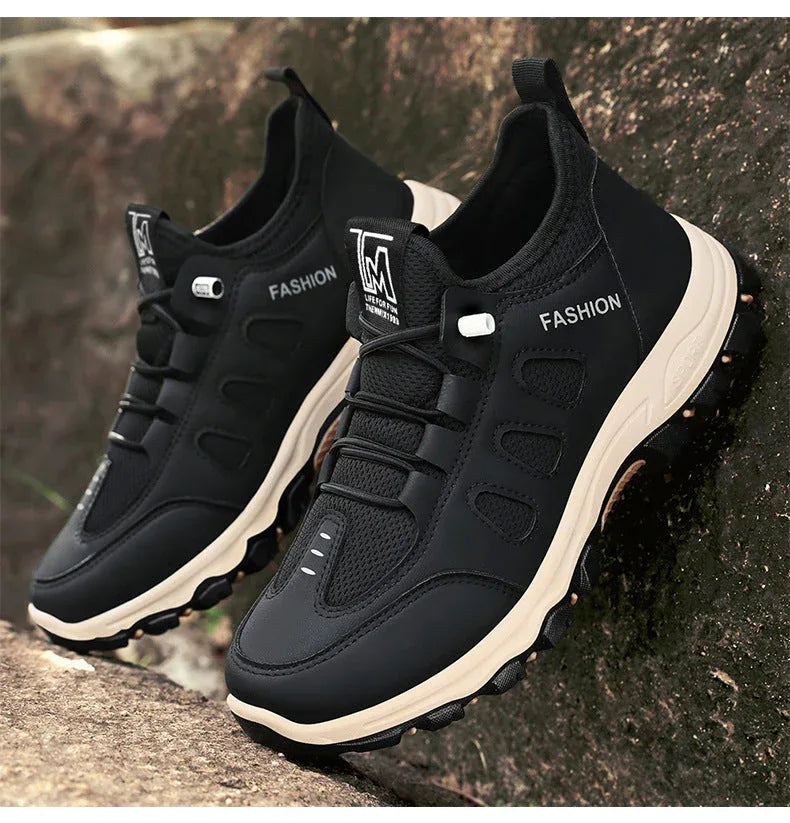 Chaussures de Randonnée Homme – Sneakers Respirantes et Légères, Chaussures de Marche Extérieures pour l’Été, Confort et Stabilité