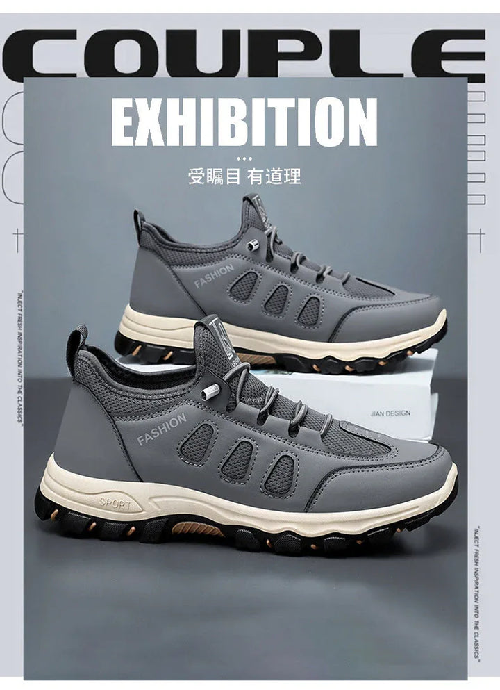 Chaussures de Randonnée Homme – Sneakers Respirantes et Légères, Chaussures de Marche Extérieures pour l’Été, Confort et Stabilité