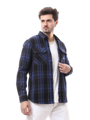 Chemise homme à carreaux oversize au style classique et moderne – OSH23ACCR19783TM1