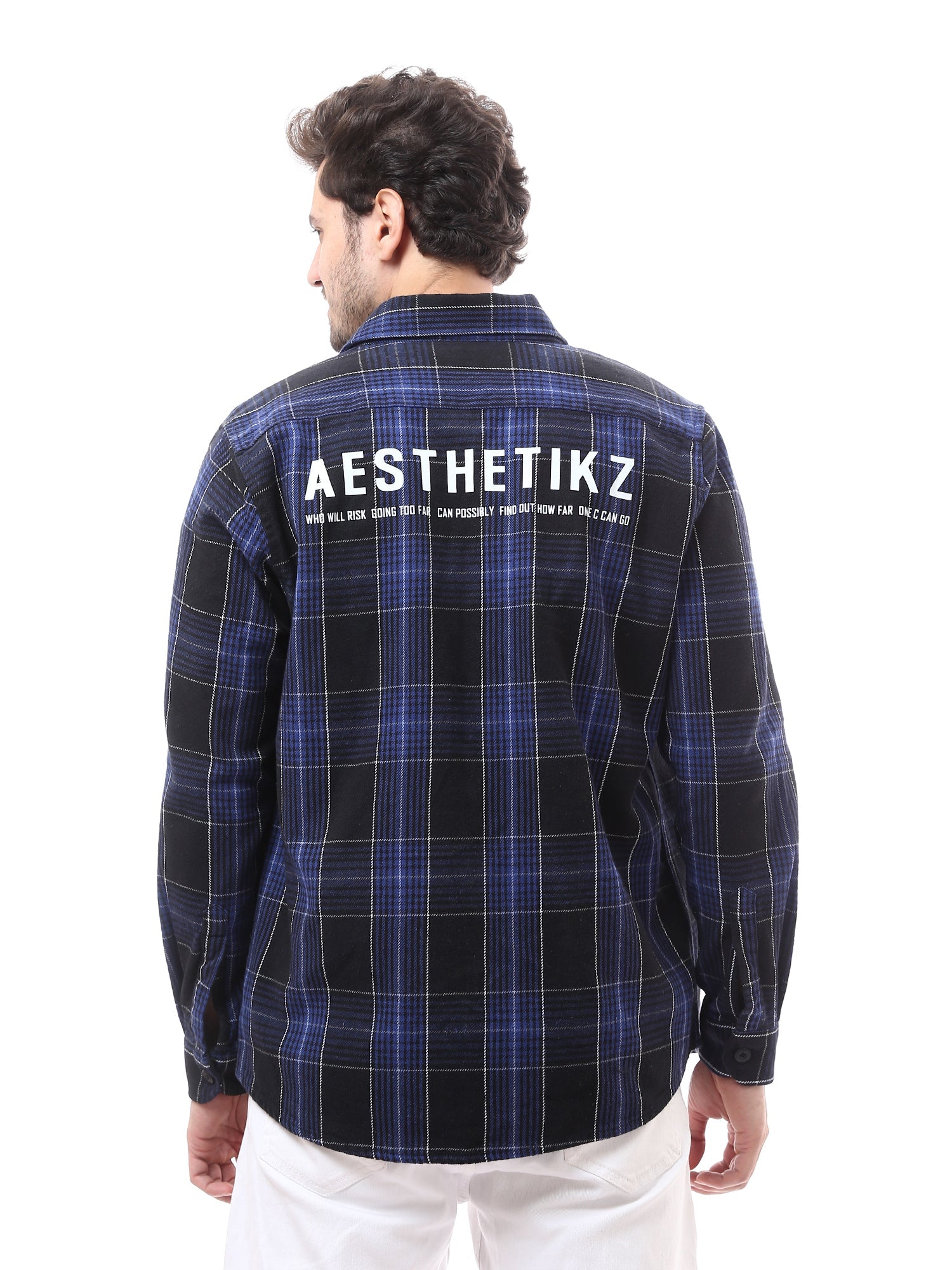 Chemise homme à carreaux oversize au style classique et moderne – OSH23ACCR19783TM1