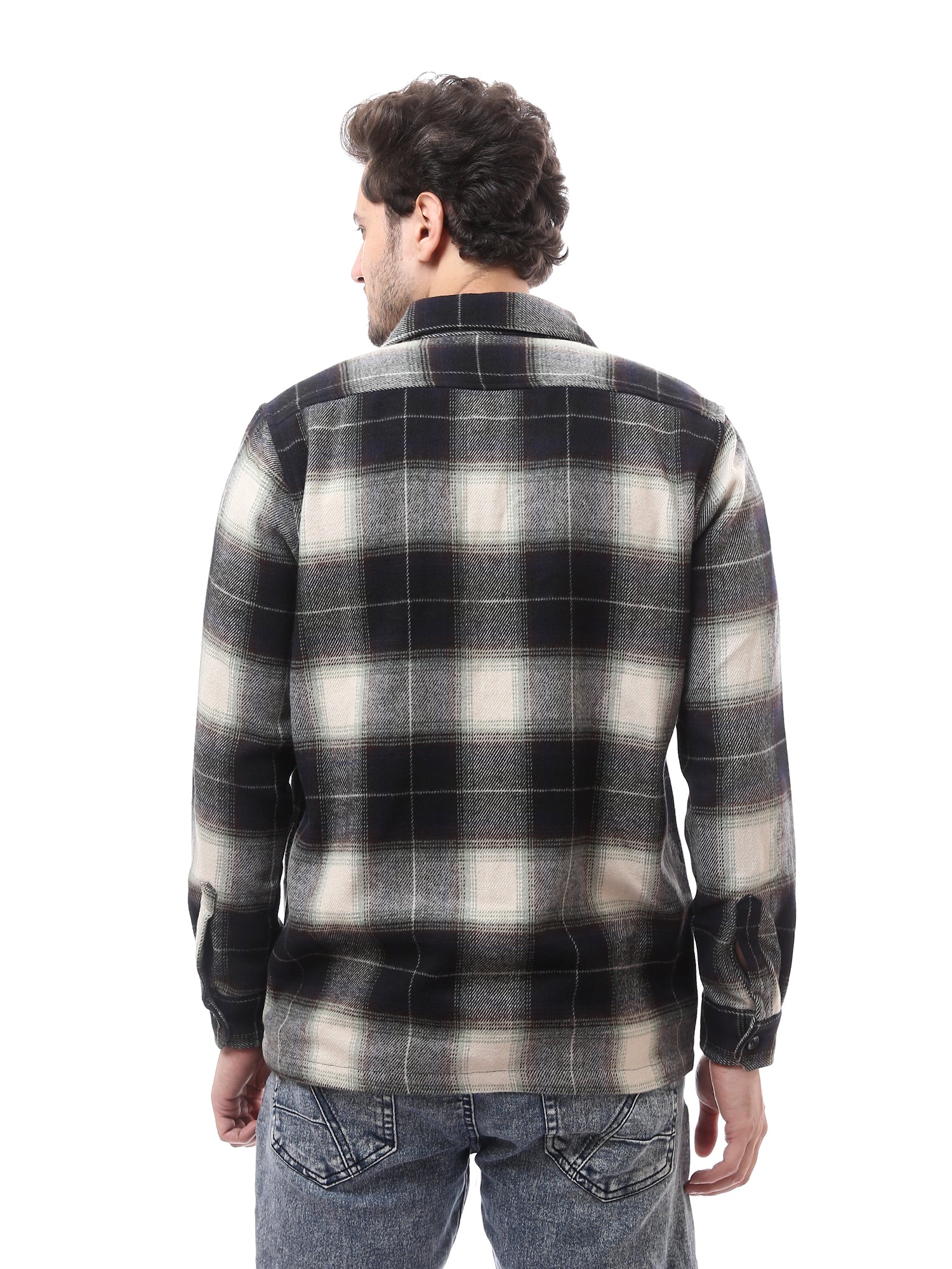 Chemise à carreaux pour homme, style décontracté et moderne - OSH23ACCR19787TM1