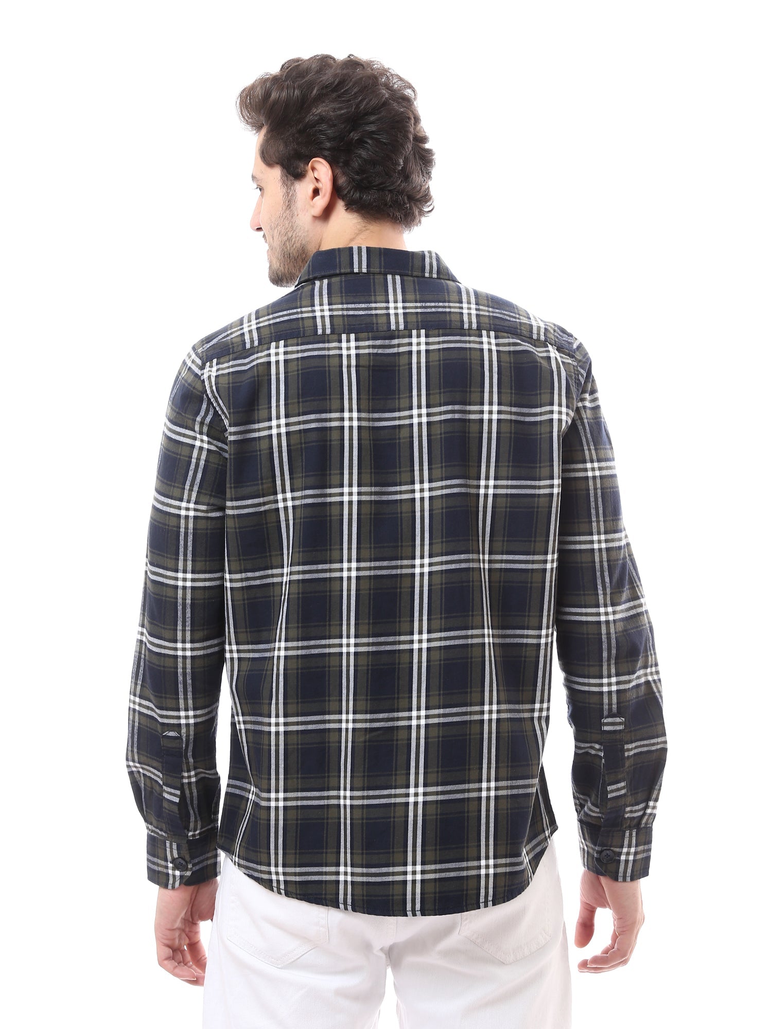 Chemise homme à carreaux classique et élégante, coupe oversize – OSH23ACCR19789TM1