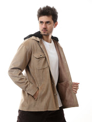 Veste Homme Moderne avec Capuche Amovible – Confort et Style pour Tous les Jours - OSH23AECR19852TM1