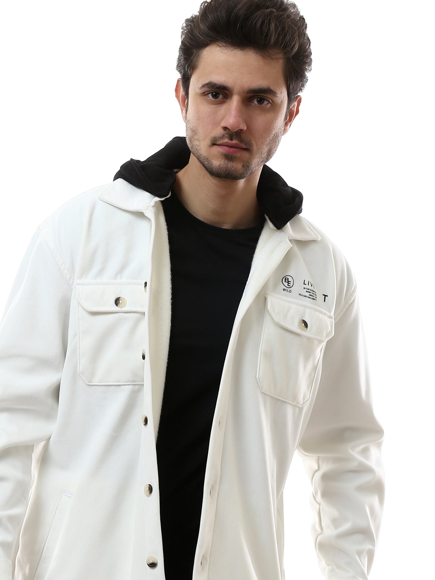 Veste Homme Moderne avec Capuche Amovible – Confort et Style pour Tous les Jours - OSH23AECR19852TM1