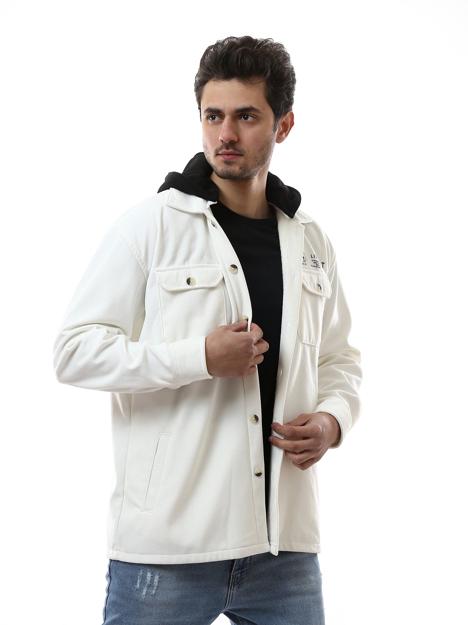 Veste Homme Moderne avec Capuche Amovible – Confort et Style pour Tous les Jours - OSH23AECR19852TM1